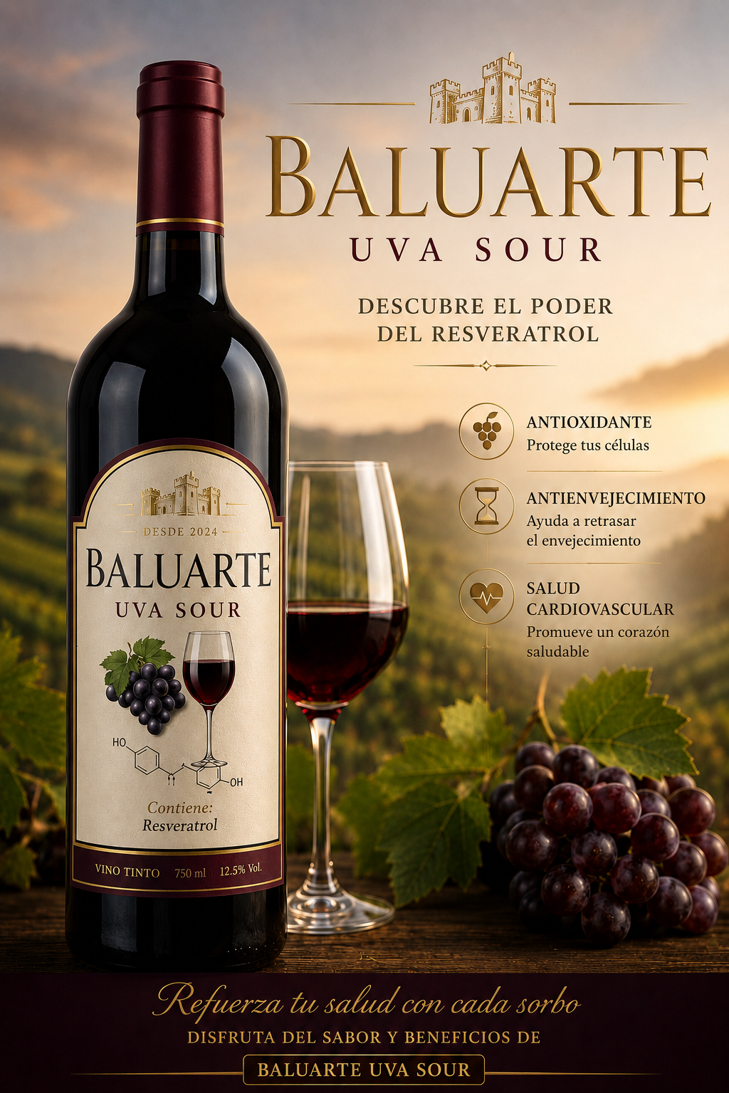Presentación de Baluarte Uva Sour